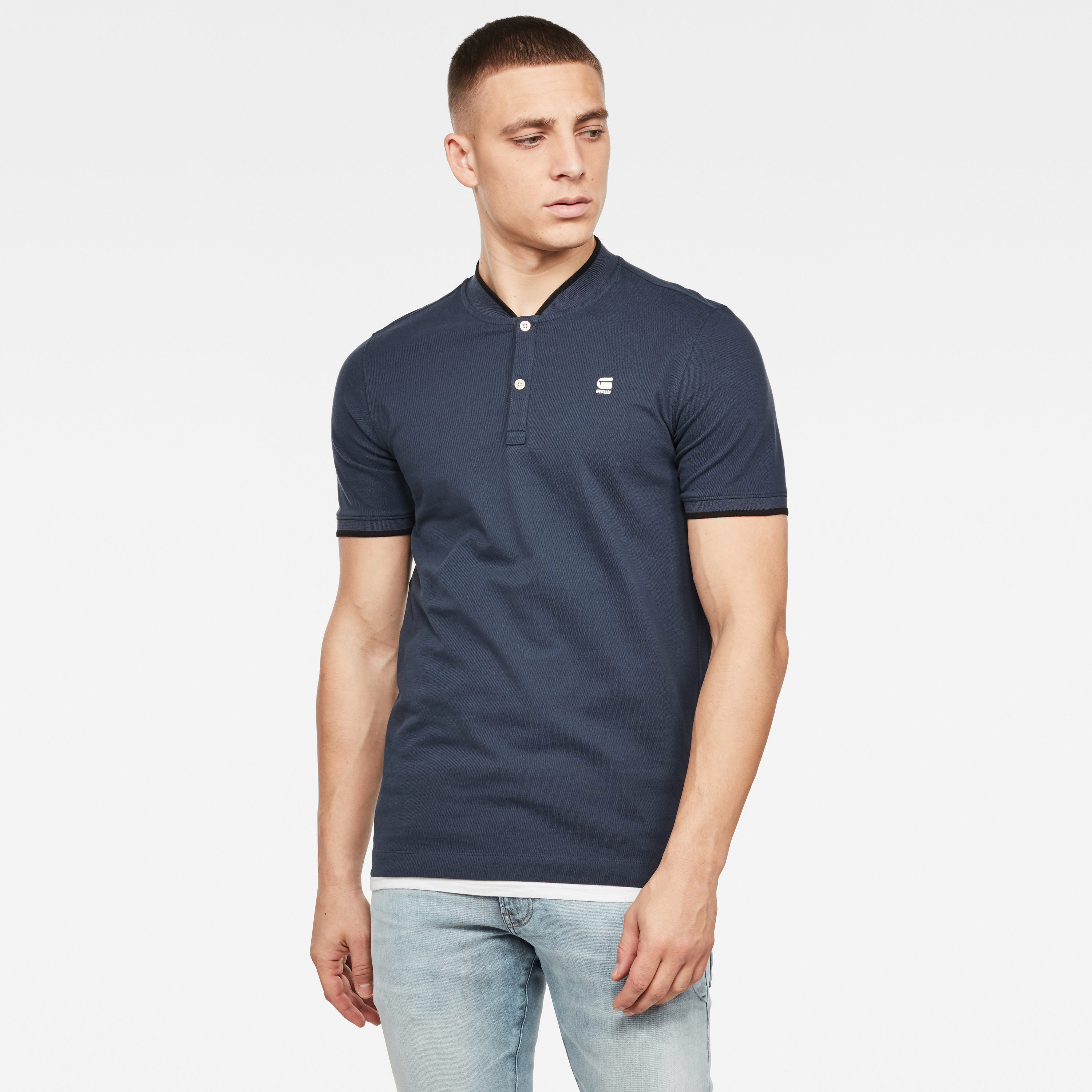 G-STAR Polo shirt - Sport collar slim polo s\s blue