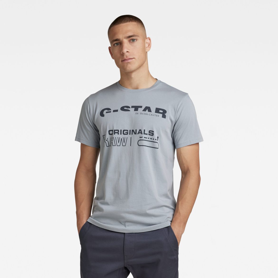 G-STAR T-shirt - Originals R T Blue