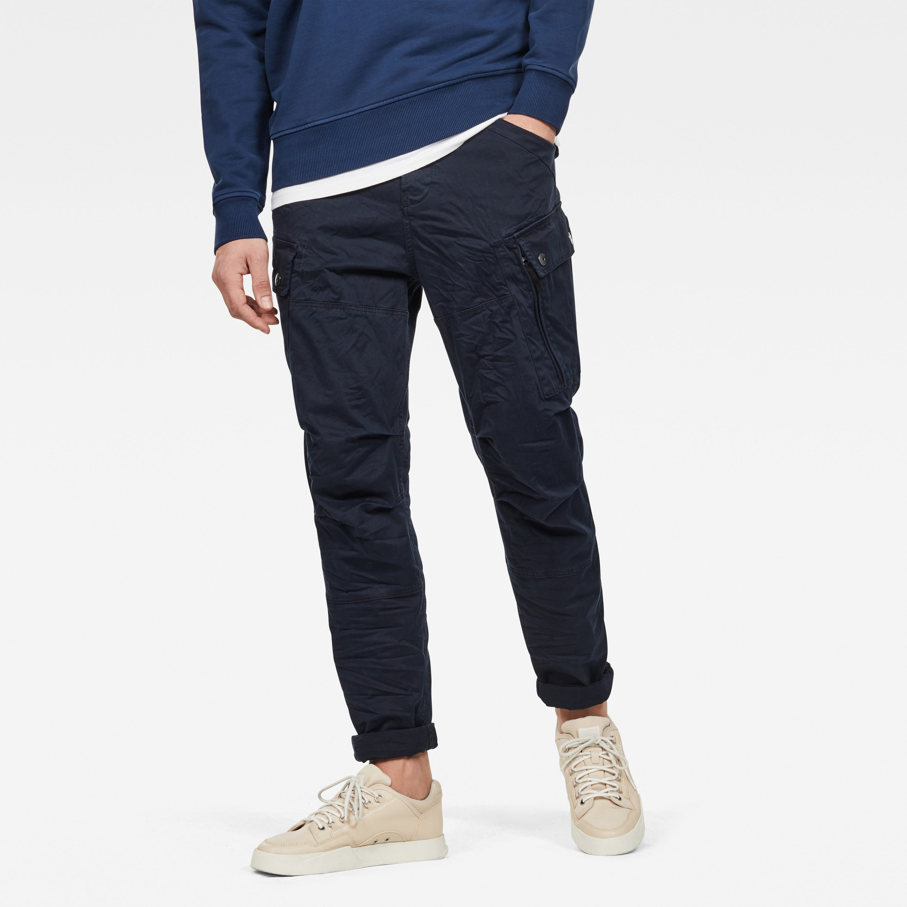 Trousers - G-STAR Roxic Cargo Dark Blue