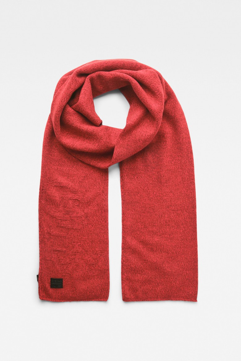 G-STAR Scarf - Effo scarf htr aw rusty red