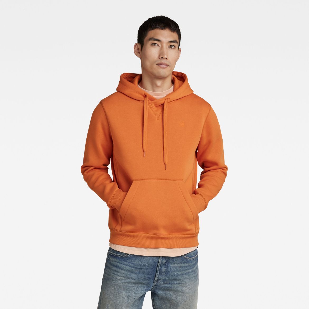 G-STAR Sweatshirt - Premium core hdd sw l\s orange