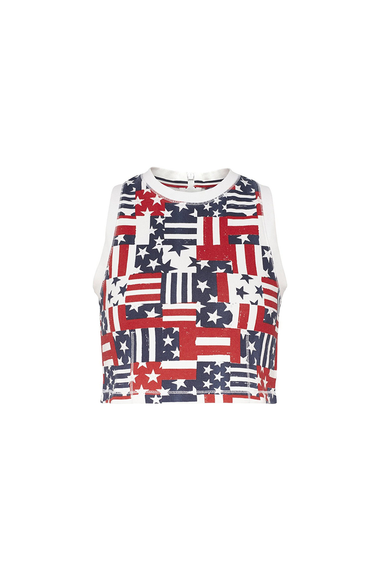 Tommy Jeans T-shirt - TJW AOP TANK patterned