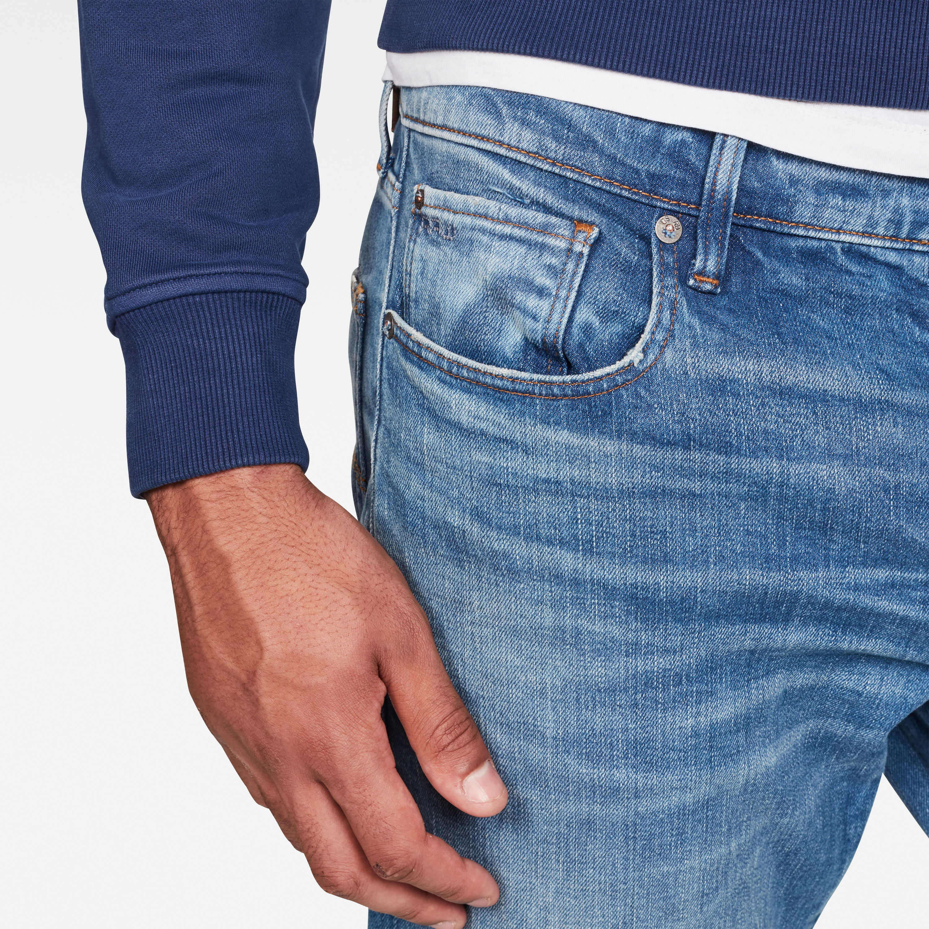G-STAR Jeans - 3301 Straight Tapered Blue-Grey