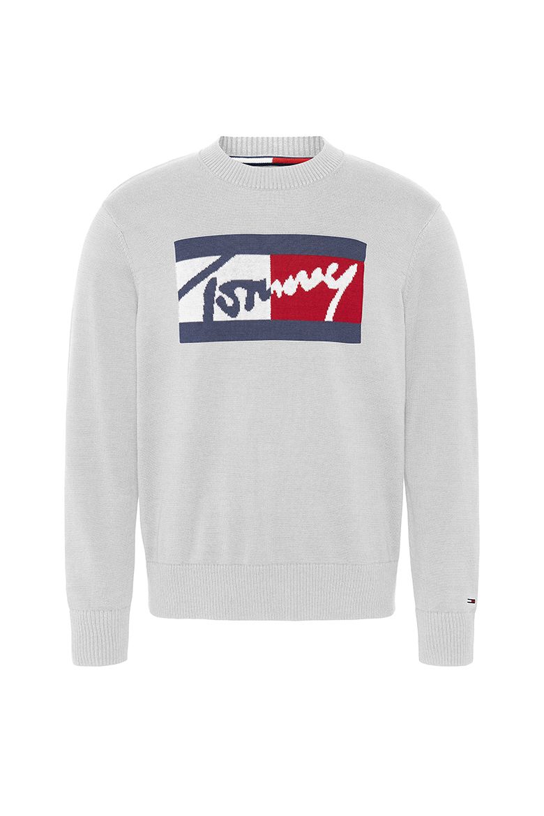 Tommy Jeans Sweater - TJM BRANDED SWEATER grey