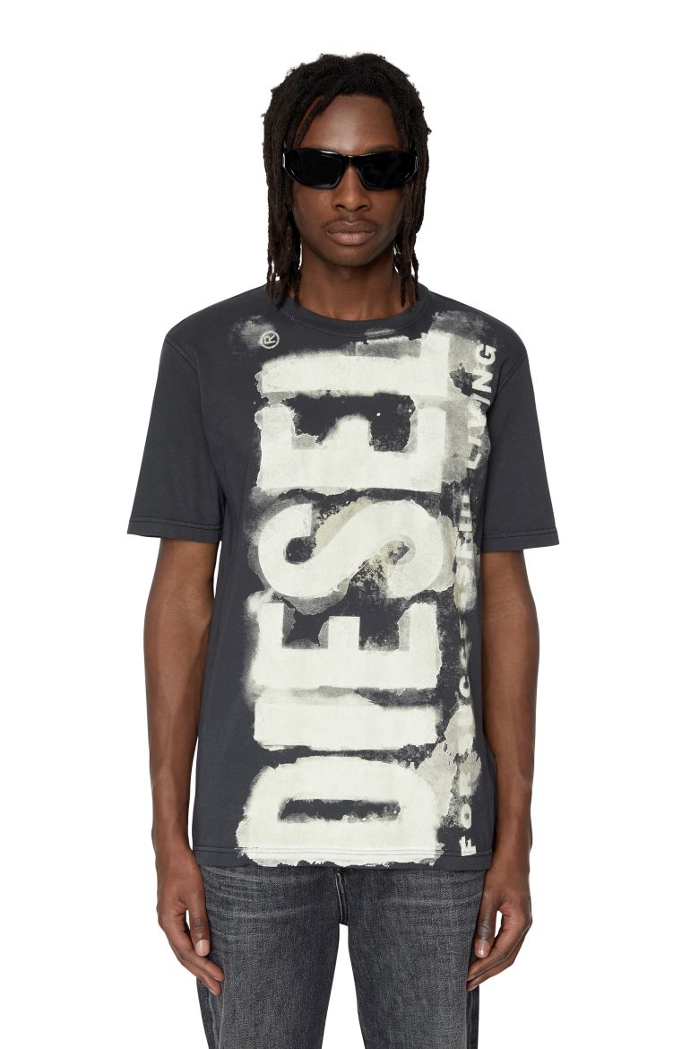 Diesel T-shirt - T-JUST-E16 T-SHIRT grey