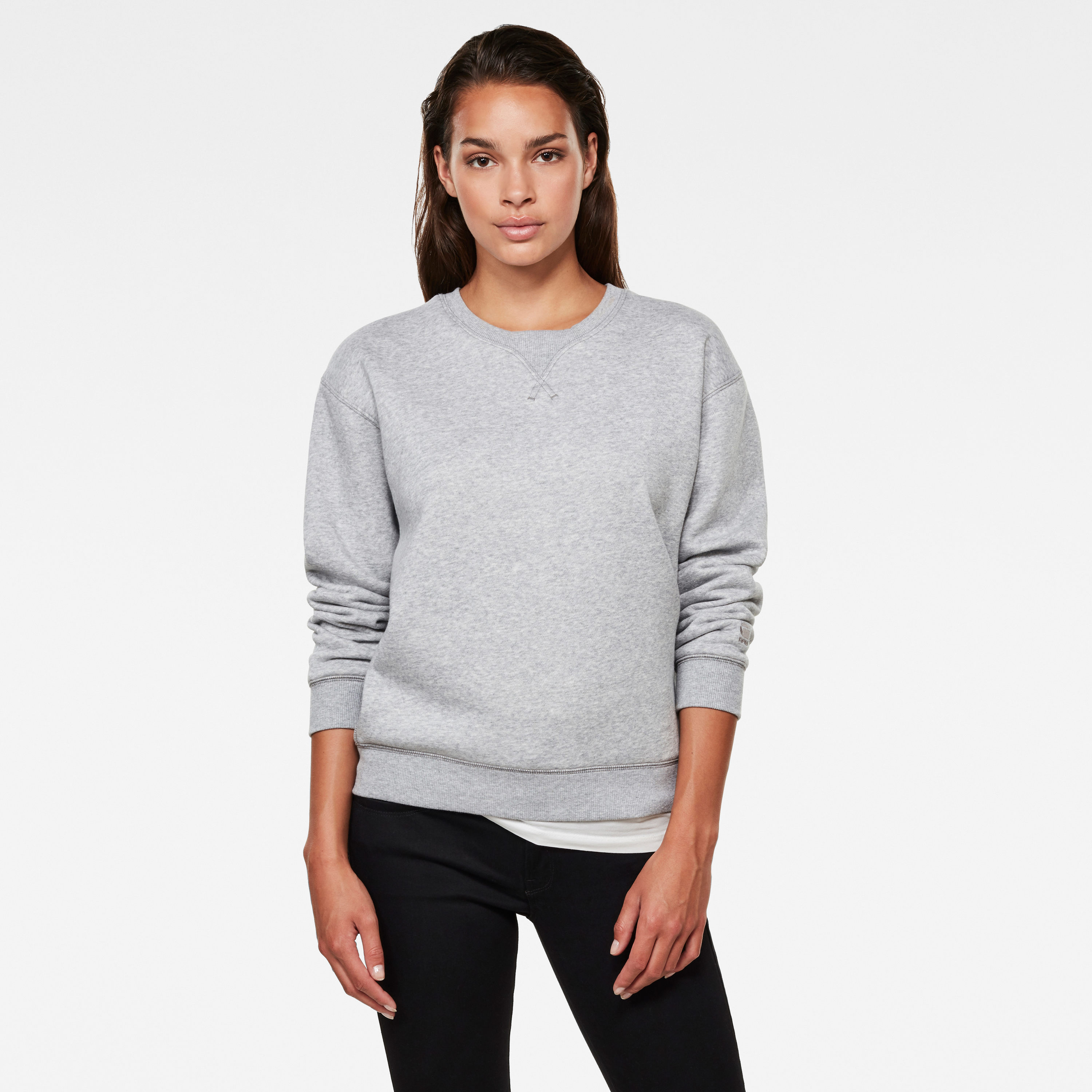 G-STAR Sweatshirt - Premium Core R Sw Wmn Ls Grey