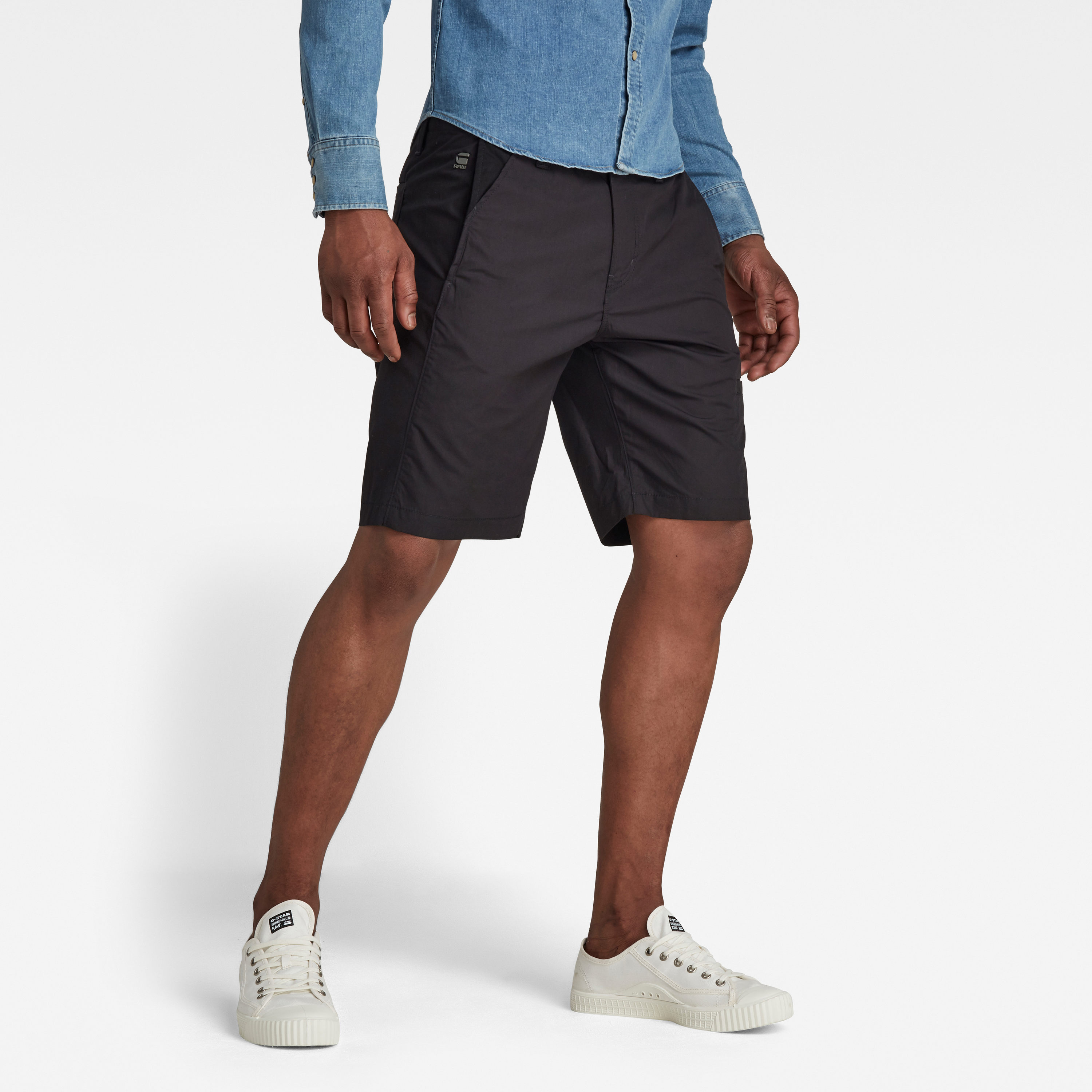 G-STAR Shorts - Worker chino poplin short black