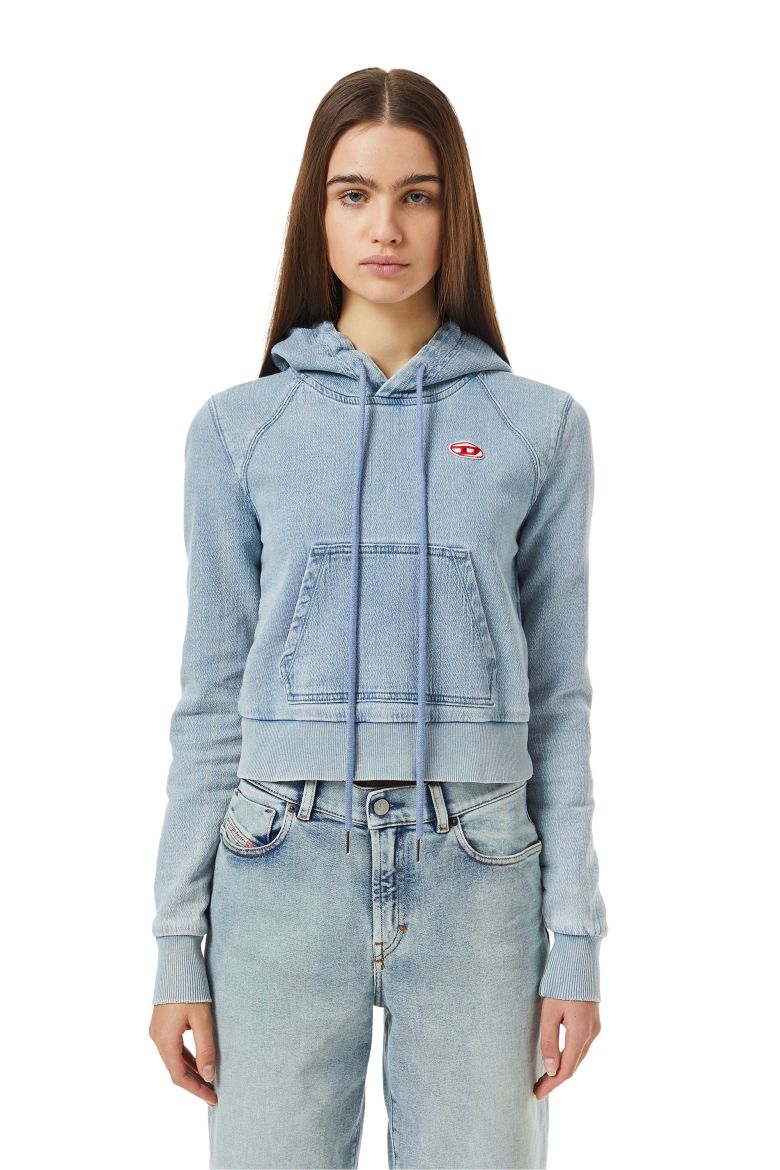 Diesel Sweatshirt - D-ANGY-HOOD-NE SWEAT-SHIRT Blue