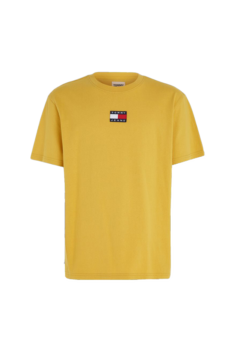 Tommy Jeans T-Shirt - TJM TOMMY BADGE TEE yellow
