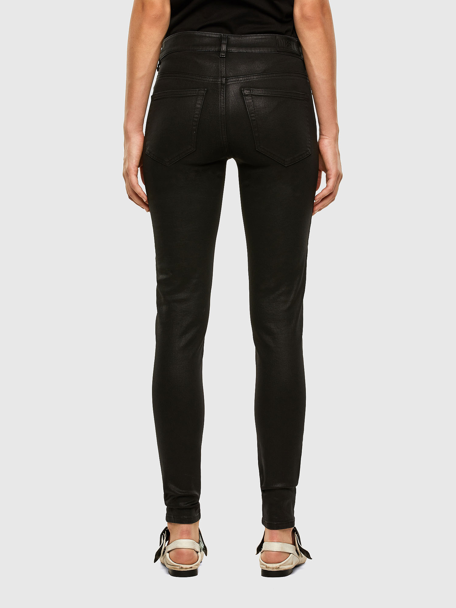 Diesel Pants - SLANDYBKX L.32 TROUSERS black