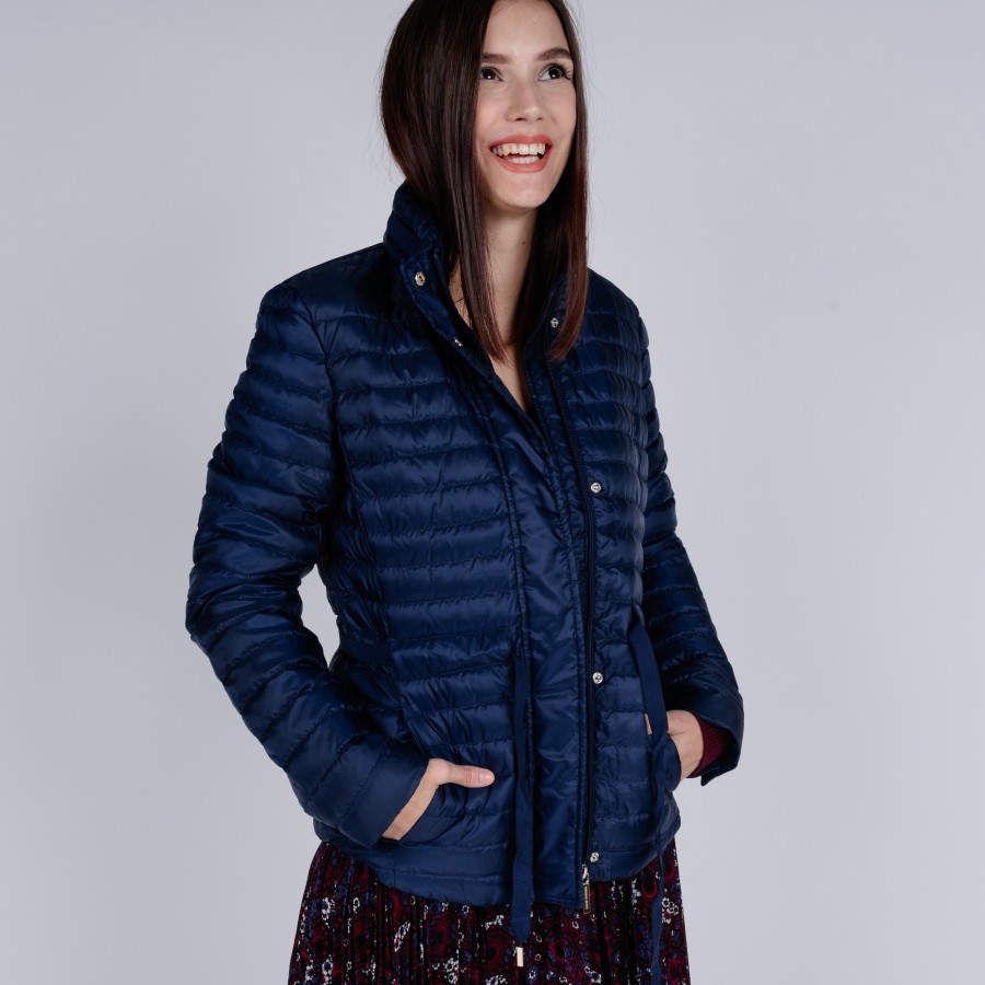 Michael Kors Jacket - BELTED PCKBL PUFFR blue