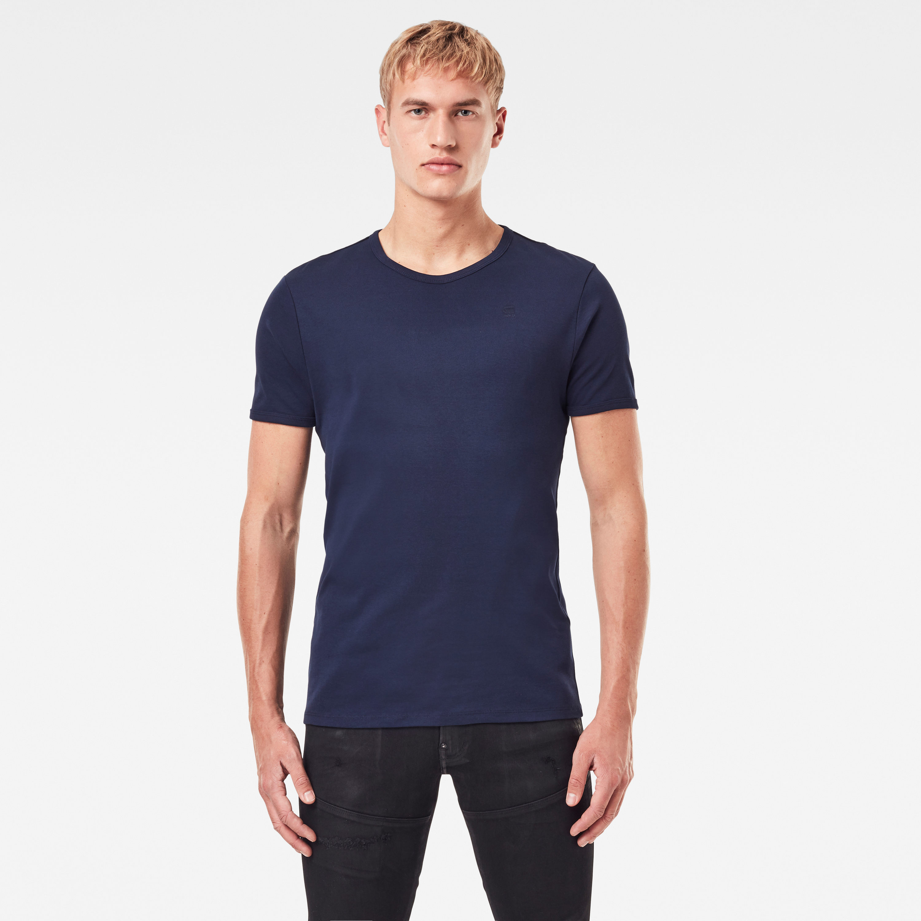 G-STAR T-shirt - Base r t s\s 2-pack blue