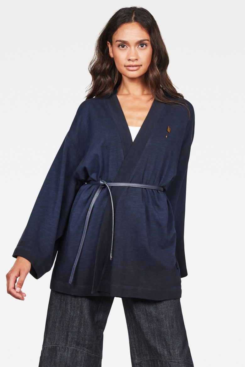 G-STAR Top - 30yr kimono wmn 7\8 sl blue