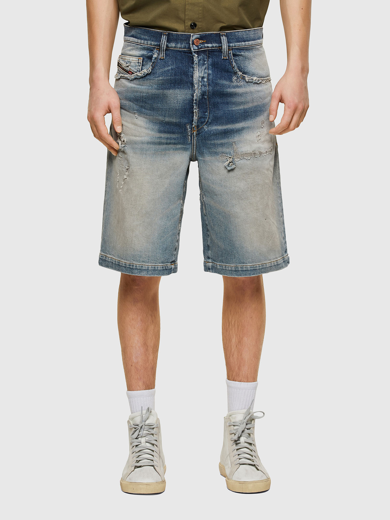 Diesel Shorts - D-MACS-SHORT SHORTS Light Blue