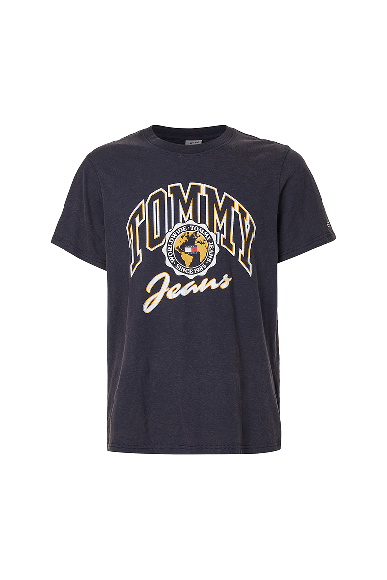 Tommy Jeans T-Shirt - TJM BOLD COLLEGE GRAPHIC TEE blue