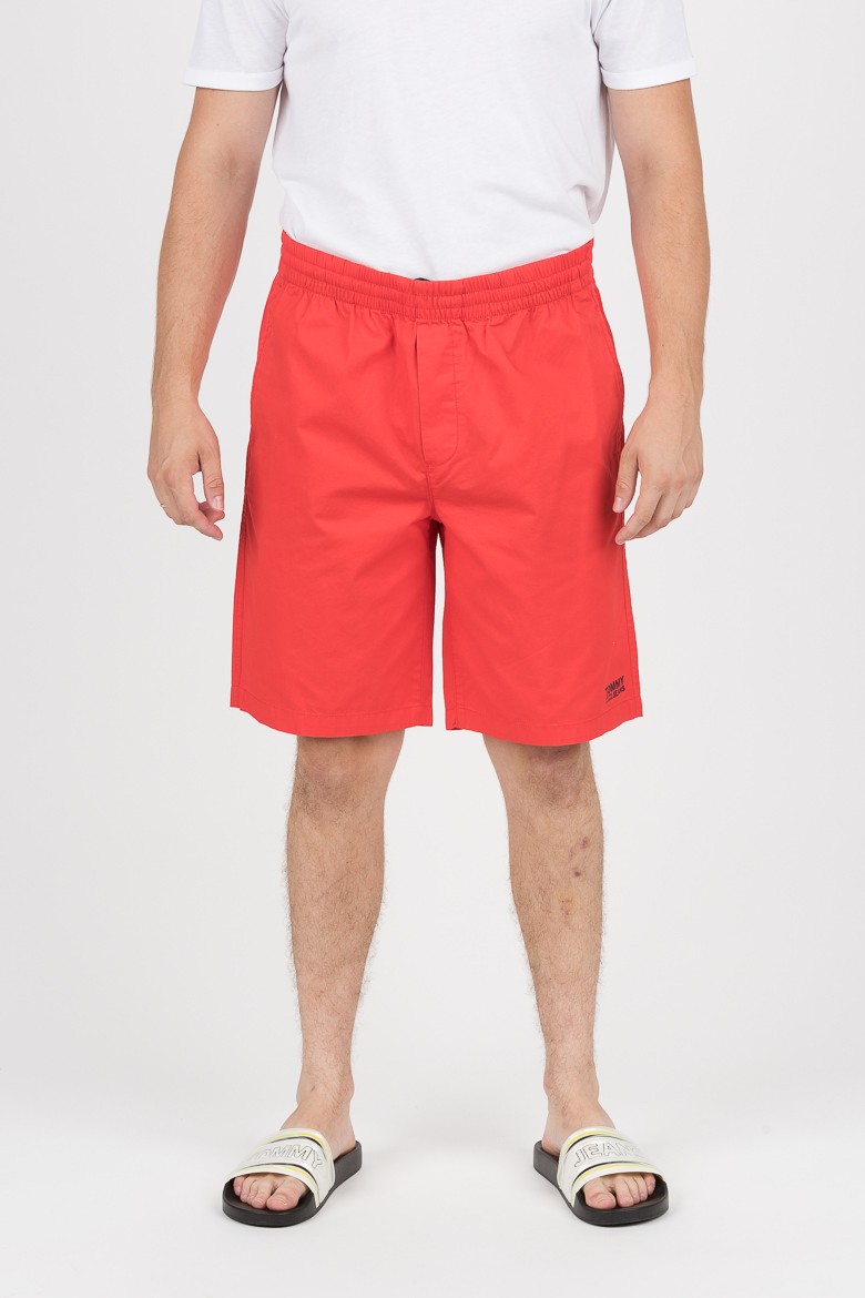 Tommy Jeans Shorts - TOMMY HILFIGER TJM BASKETBALL SHORT red