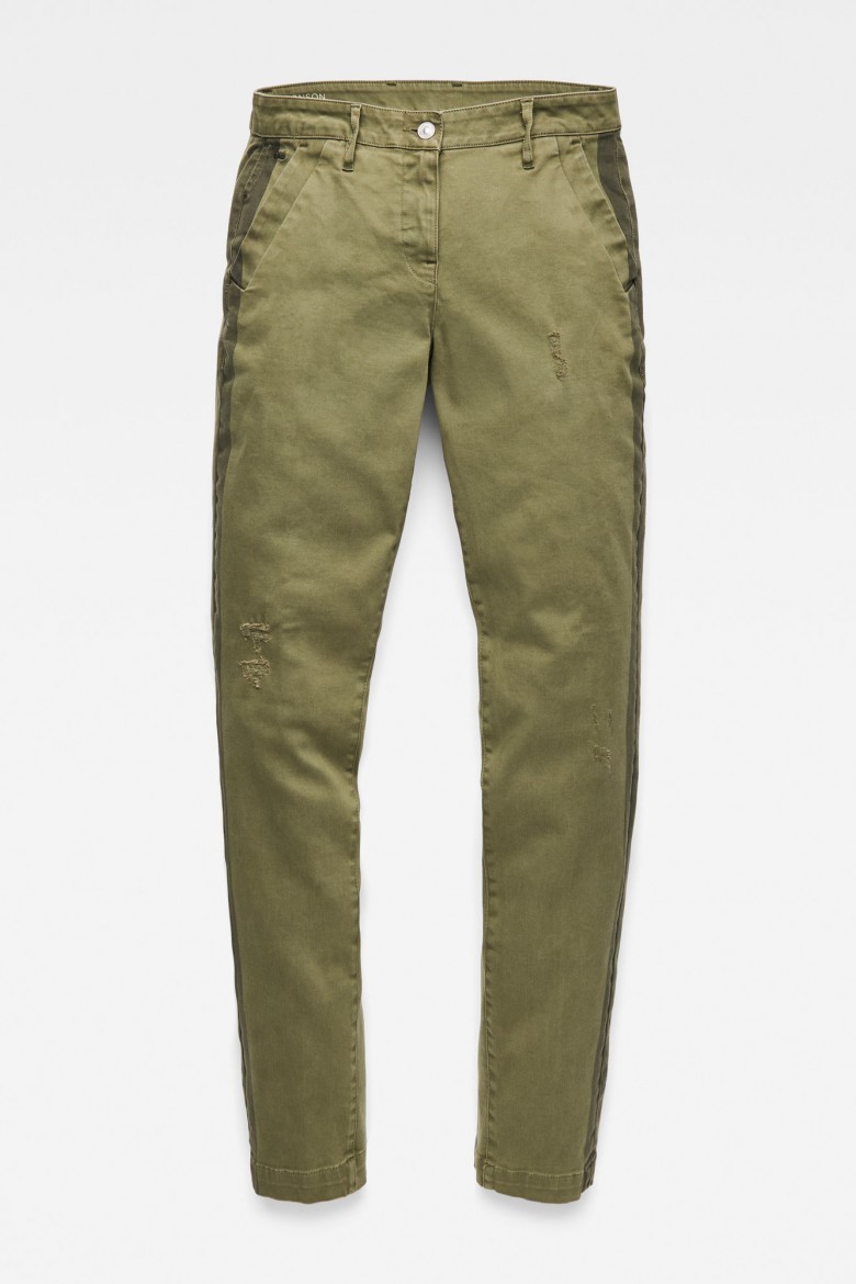 Pants - G-STAR Bronson Mid Skinny Ankle Wmn Olive