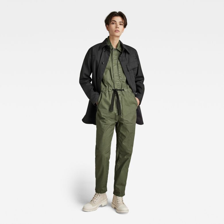 G-STAR Jumpsuit - Army jumpsuit s\s wmn green