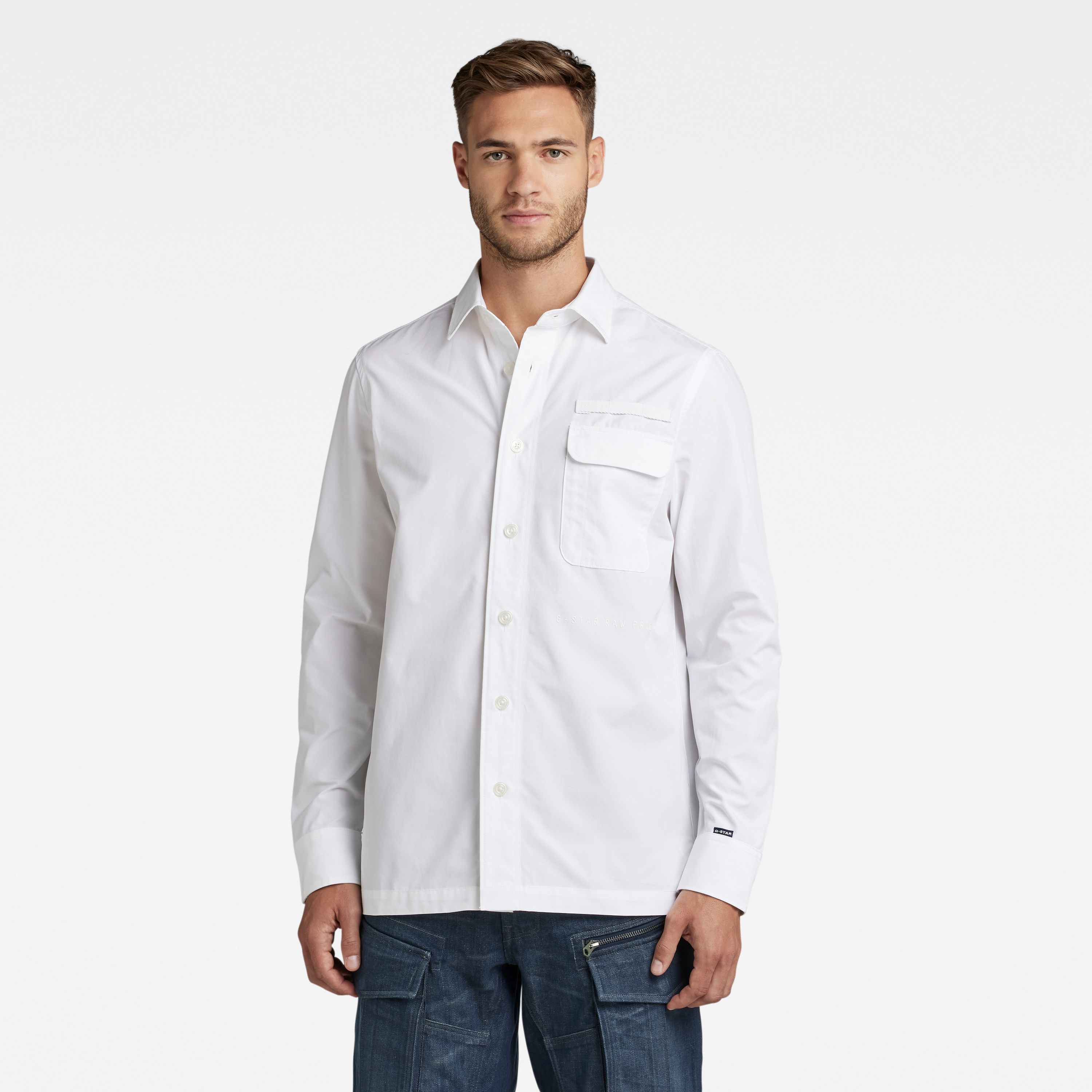 G-STAR Shirt - Pen Pt Reg Shirt White