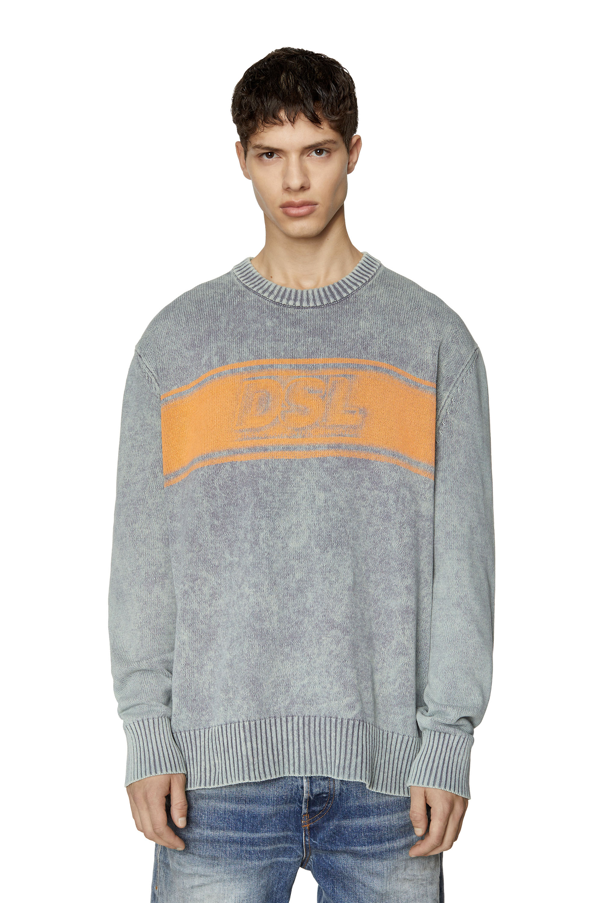 Diesel Sweater - K-ORTEZ KNITWEAR grey