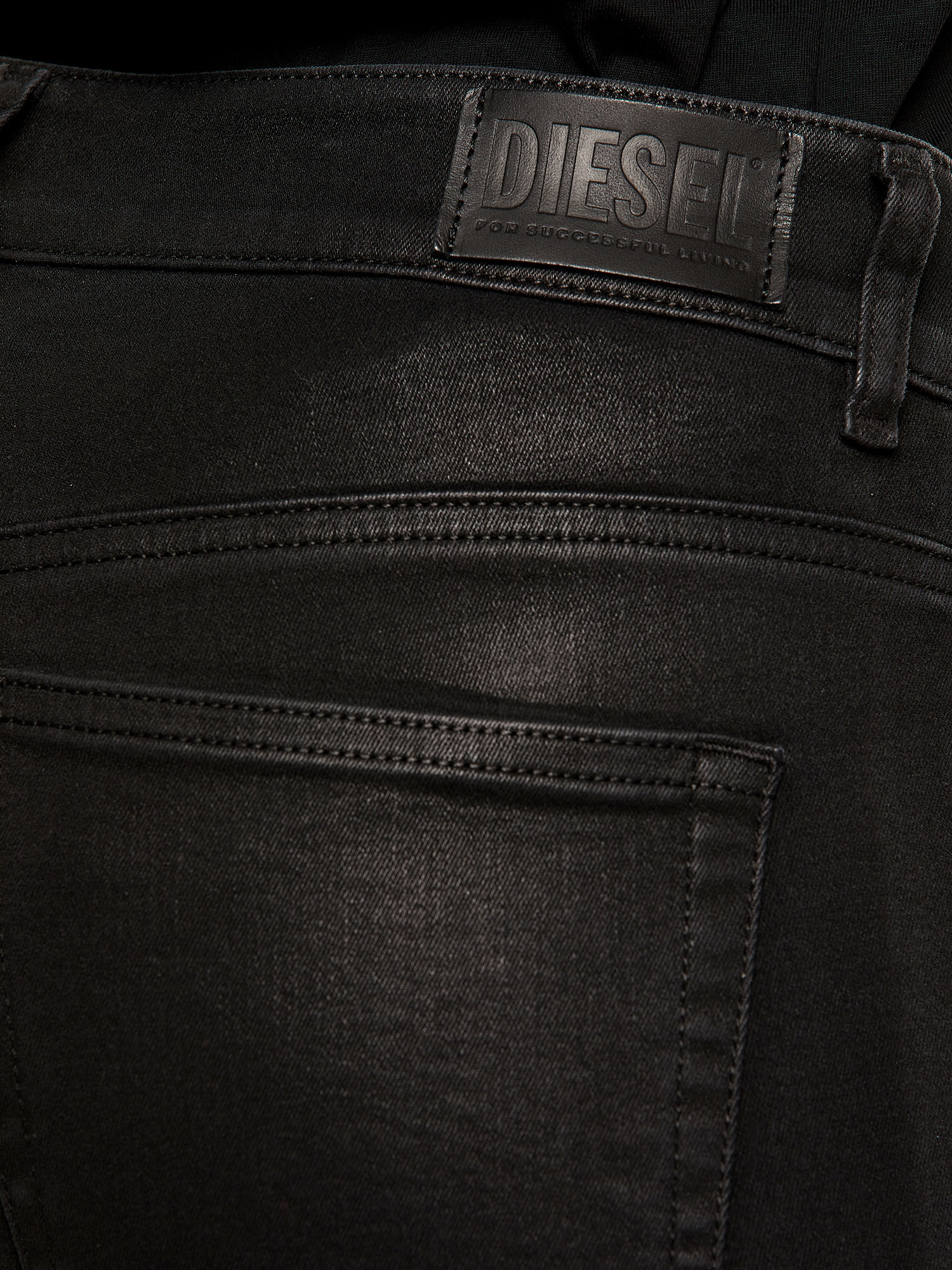 Diesel Pants - SLANDYBKX L.32 TROUSERS black