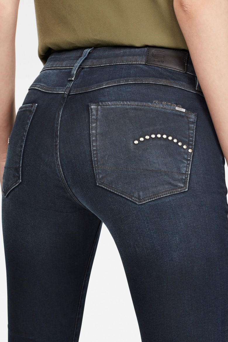 Rifle - G-STAR 3301 Studs Mid Skinny Wmn