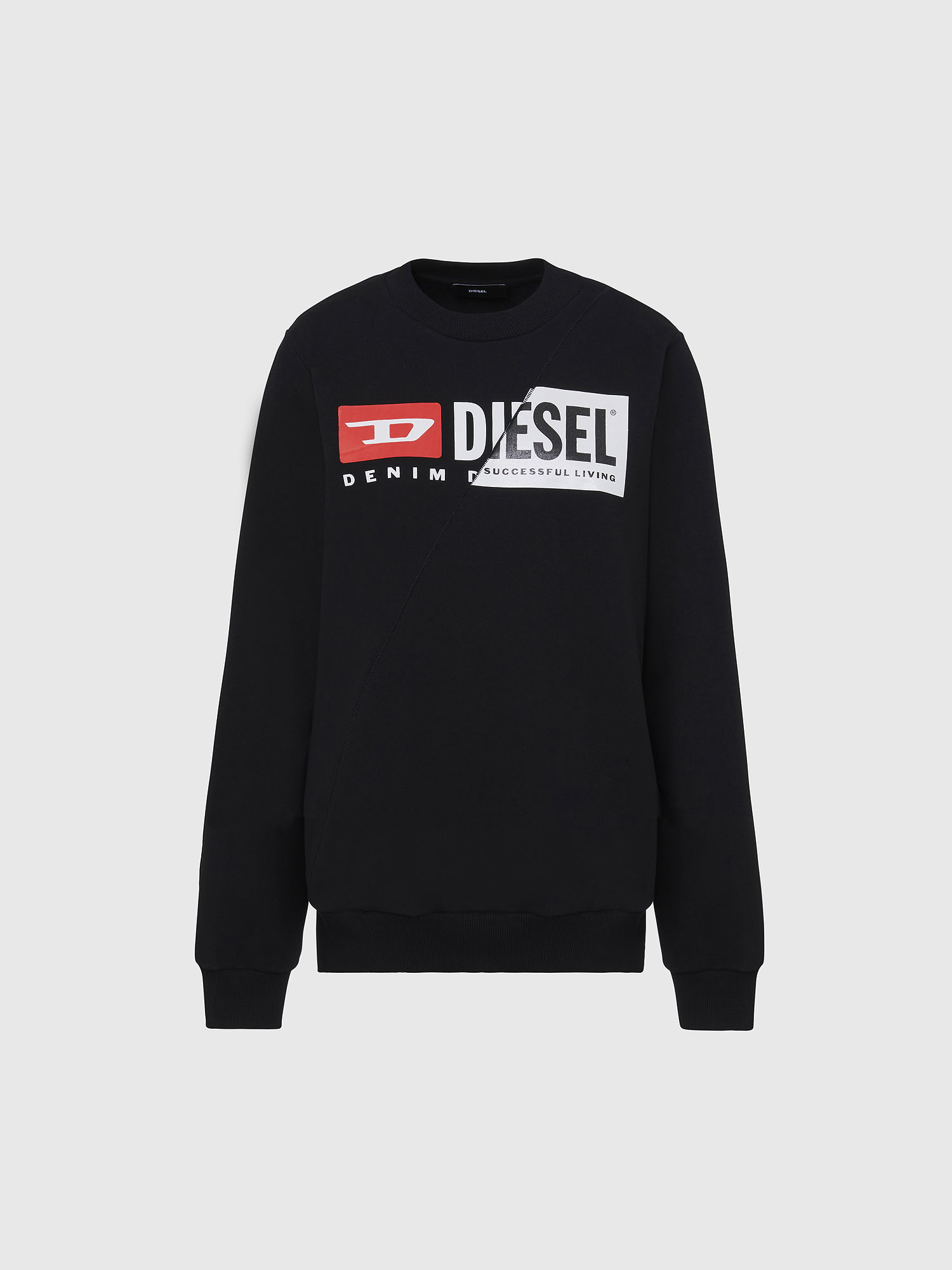 Diesel Sweatshirt - FANGCUTY SWEATSHIRT black