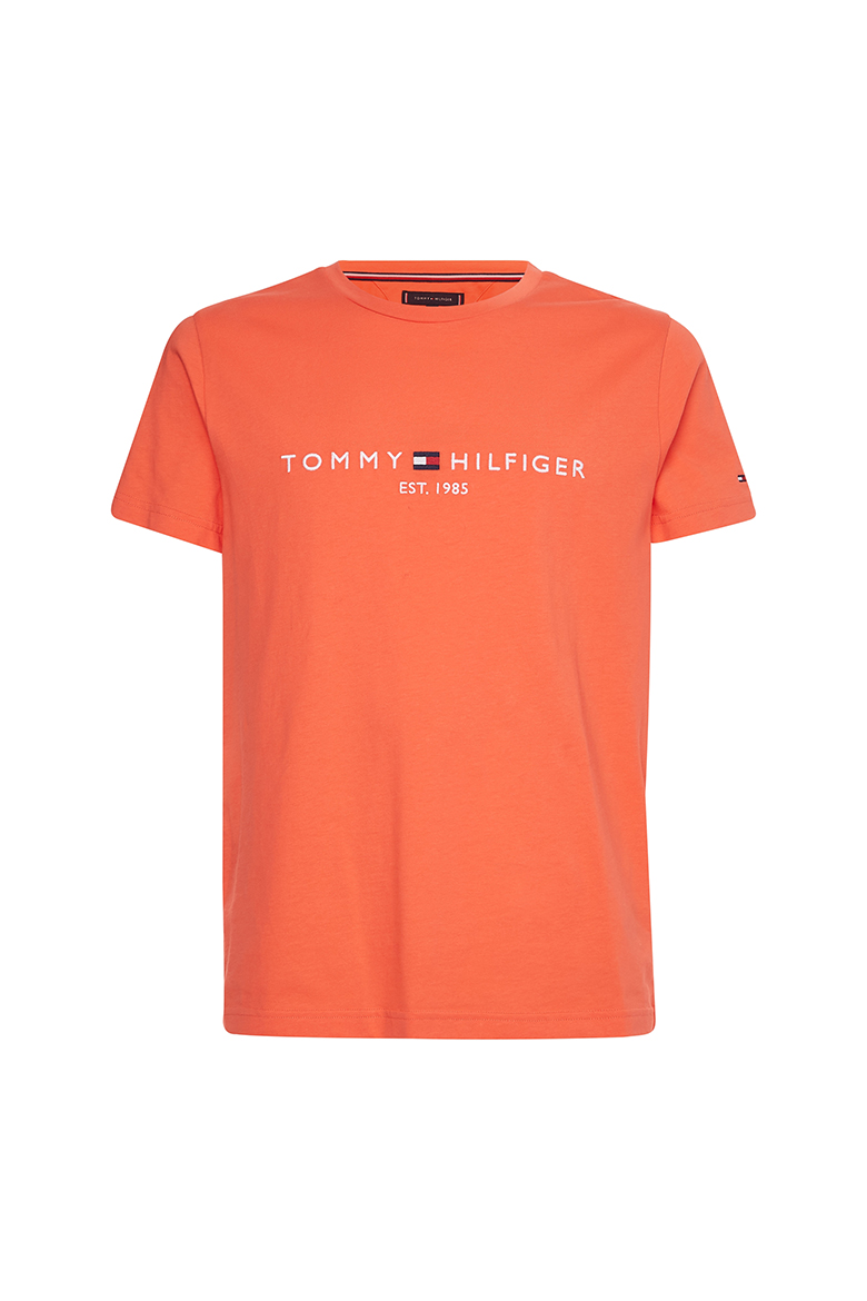 Tommy Hilfiger T-shirt - TOMMY LOGO TEE orange