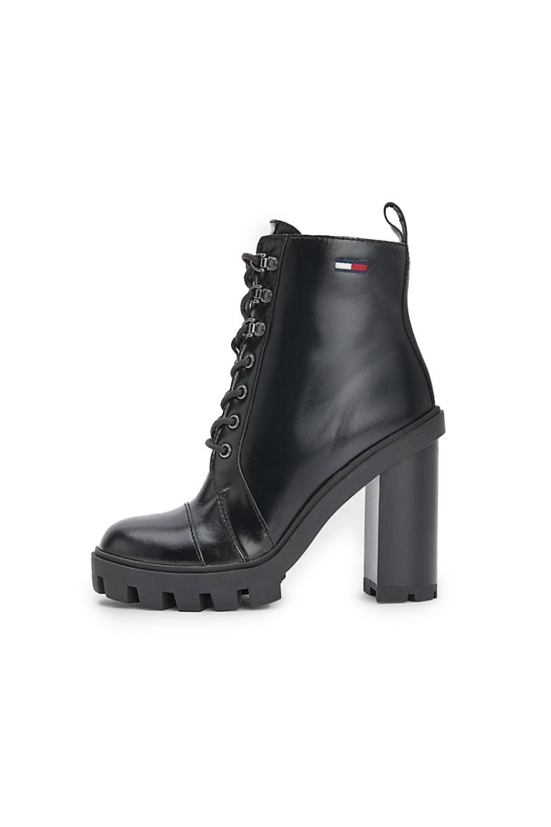 Boots - TOMMY JEANS HEELED B black