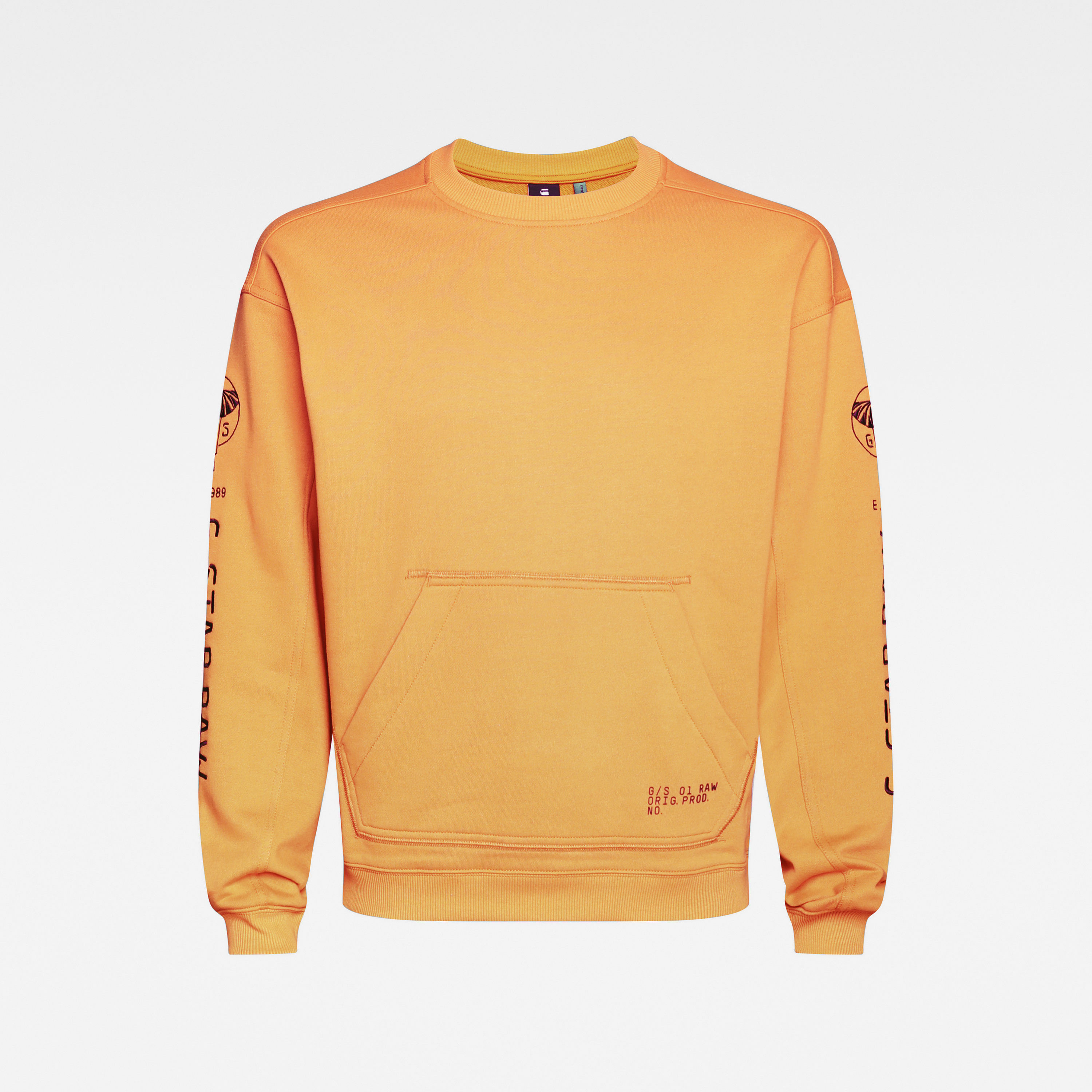 G-STAR Sweatshirt - Sleeve Graphic Sweat orange