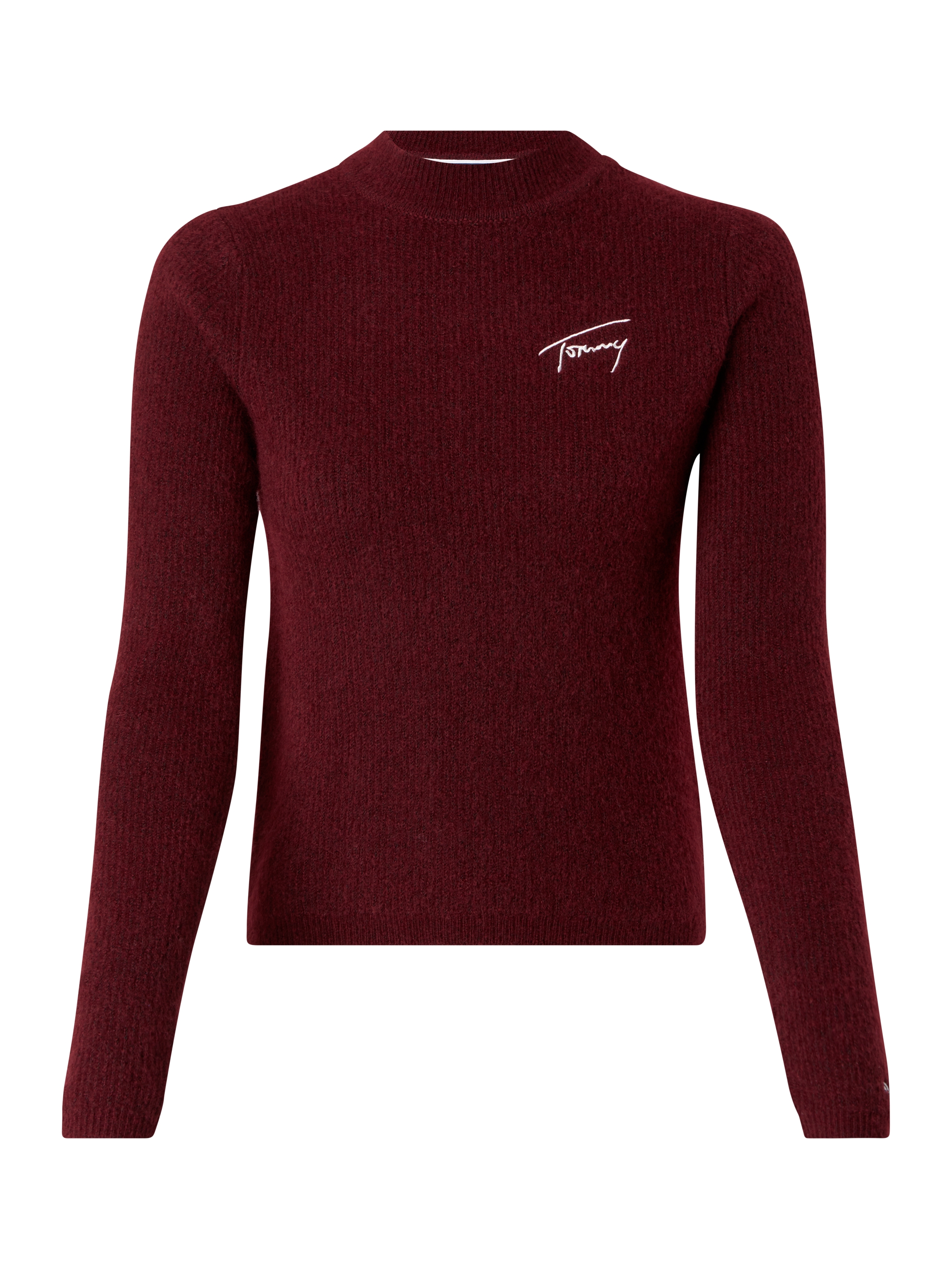 Tommy Jeans Turtleneck - TJW SIGNATURE RIB T red