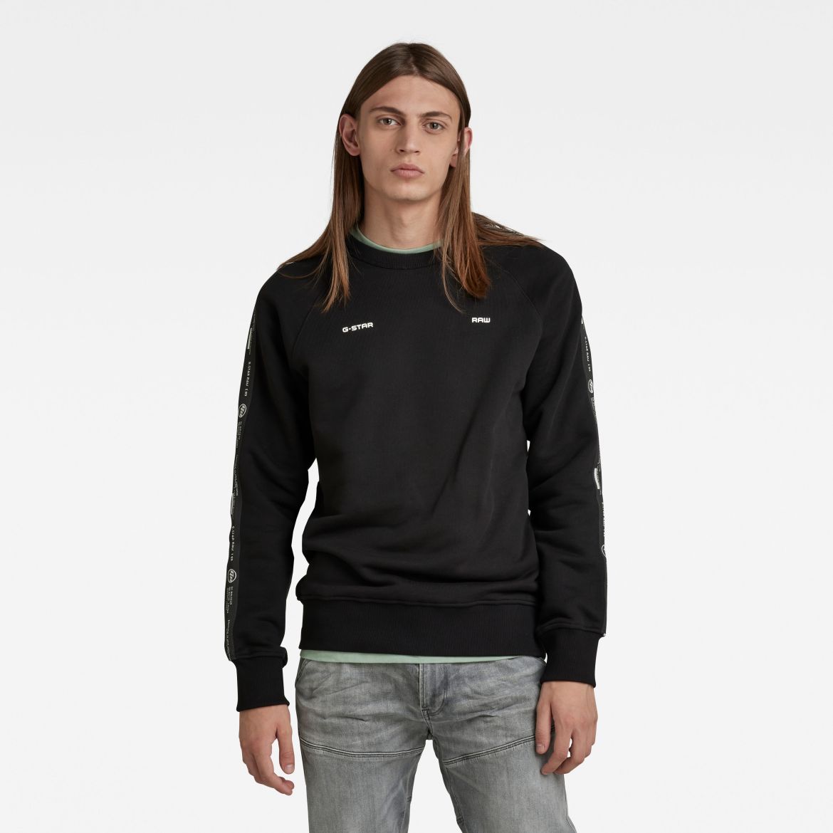 G-STAR Sweatshirt - Tape Raglan Sw R Black