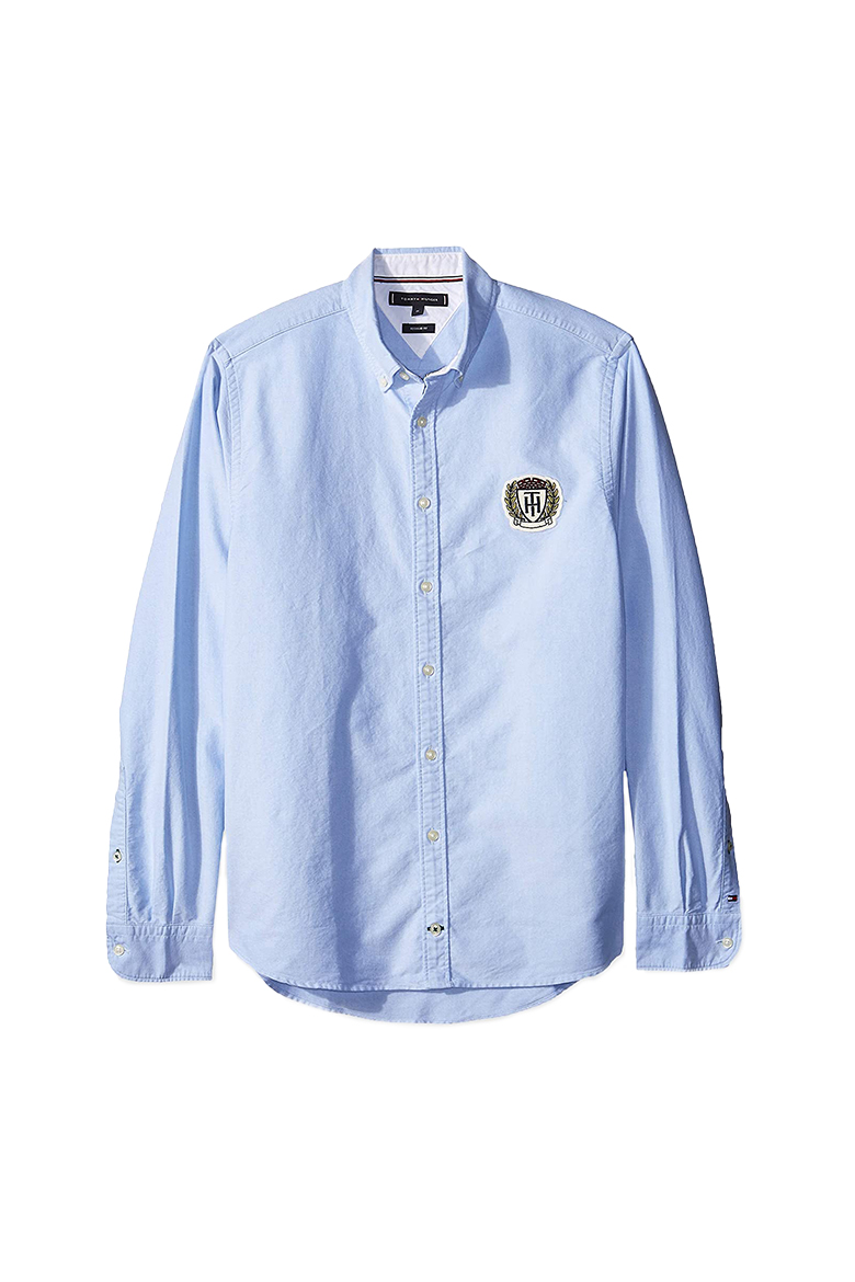 Tommy Hilfiger Shirt - CREST BADGE SHIRT blue