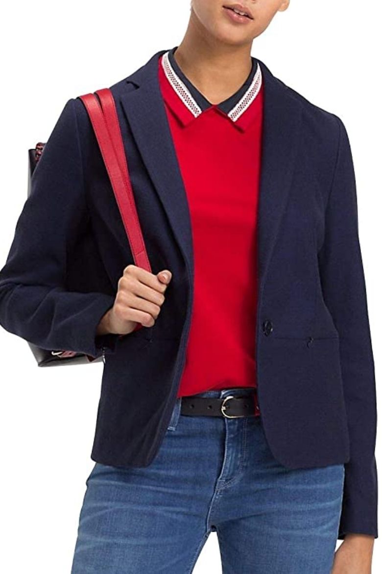 Tommy Hilfiger Blazer - HANNAH SB BLAZER Blue