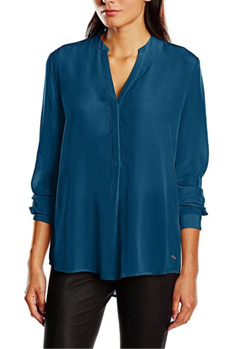 Tommy Hilfiger Blouse - CYBIL BLOUSE LS Blue