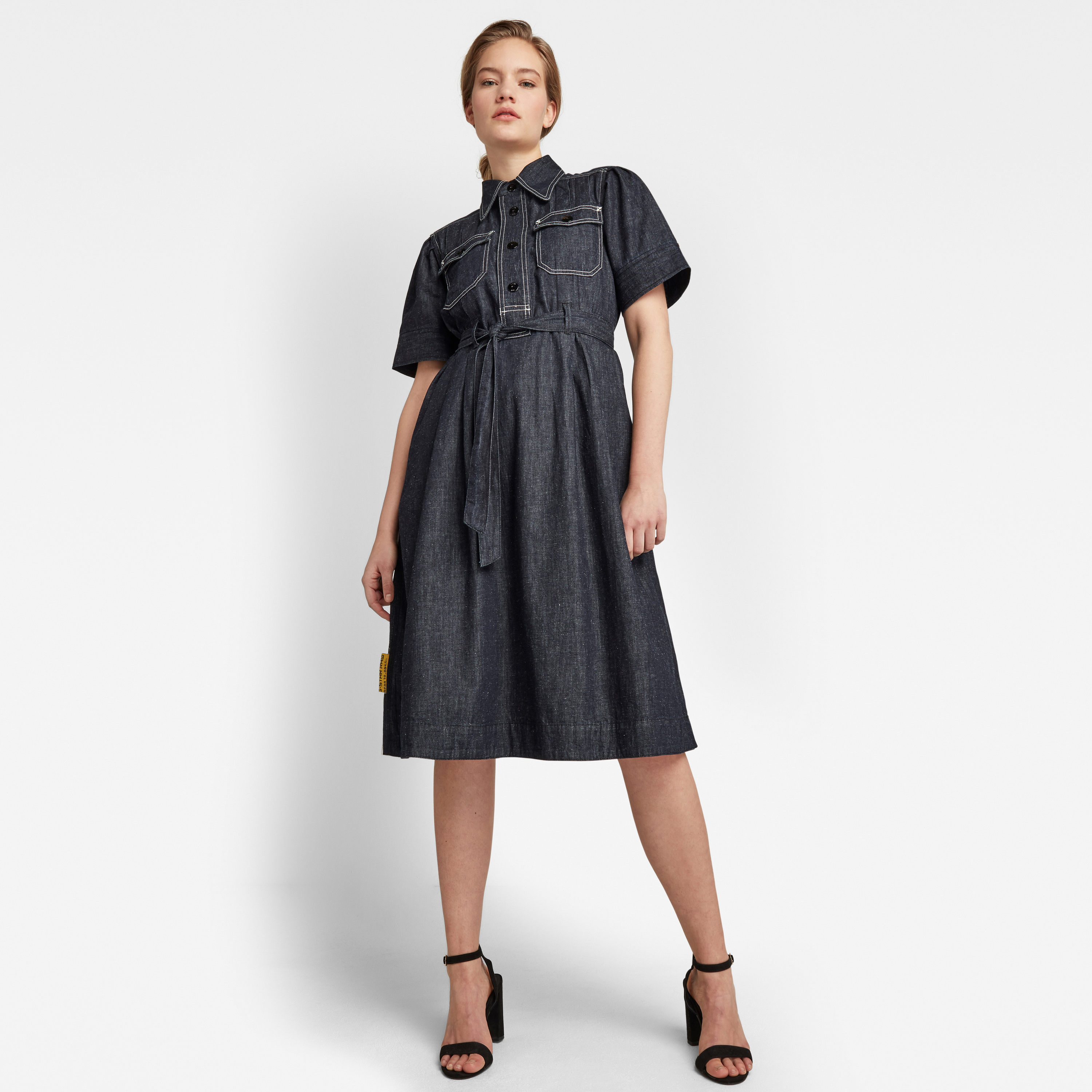 G-STAR Dress - Scouting dress s\s shirt blue