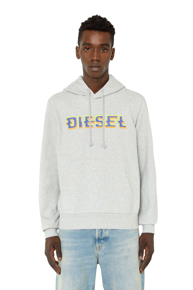 Diesel Sweatshirt - S-GINN-HOOD-K27 SWEAT-SHIRT Grey