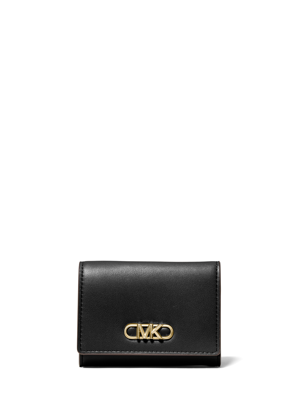 Michael Kors Wallet - PARKER MD FLAP TRIFOLD black