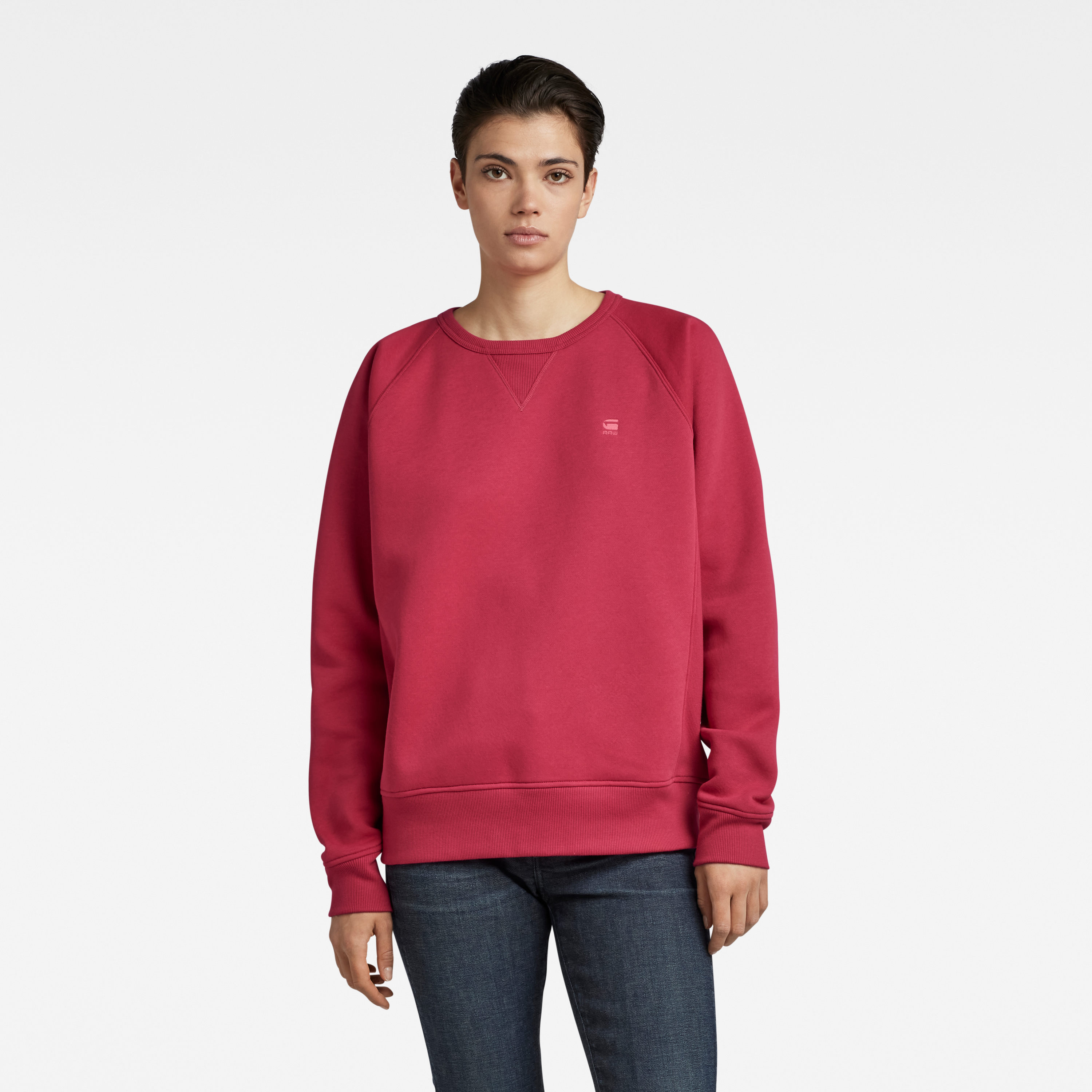 G-STAR Sweatshirt - Premium core 2.0 r sw wmn red