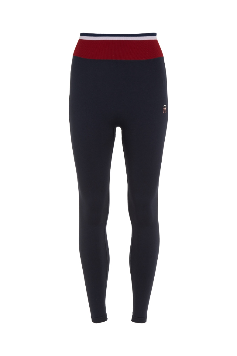 Tommy Hilfiger Leggings - HW GS SEAMLESS LEGGI blue