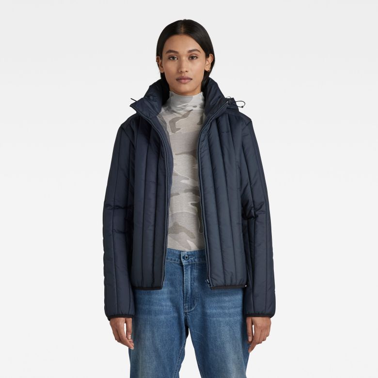 G-STAR Jacket - Meefic vertical quilted jacket wmn blue