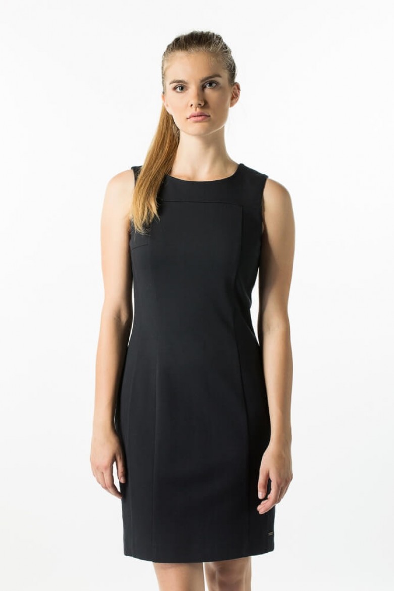 Tommy Hilfiger Dress - DUPREE PUNTO MIL Black