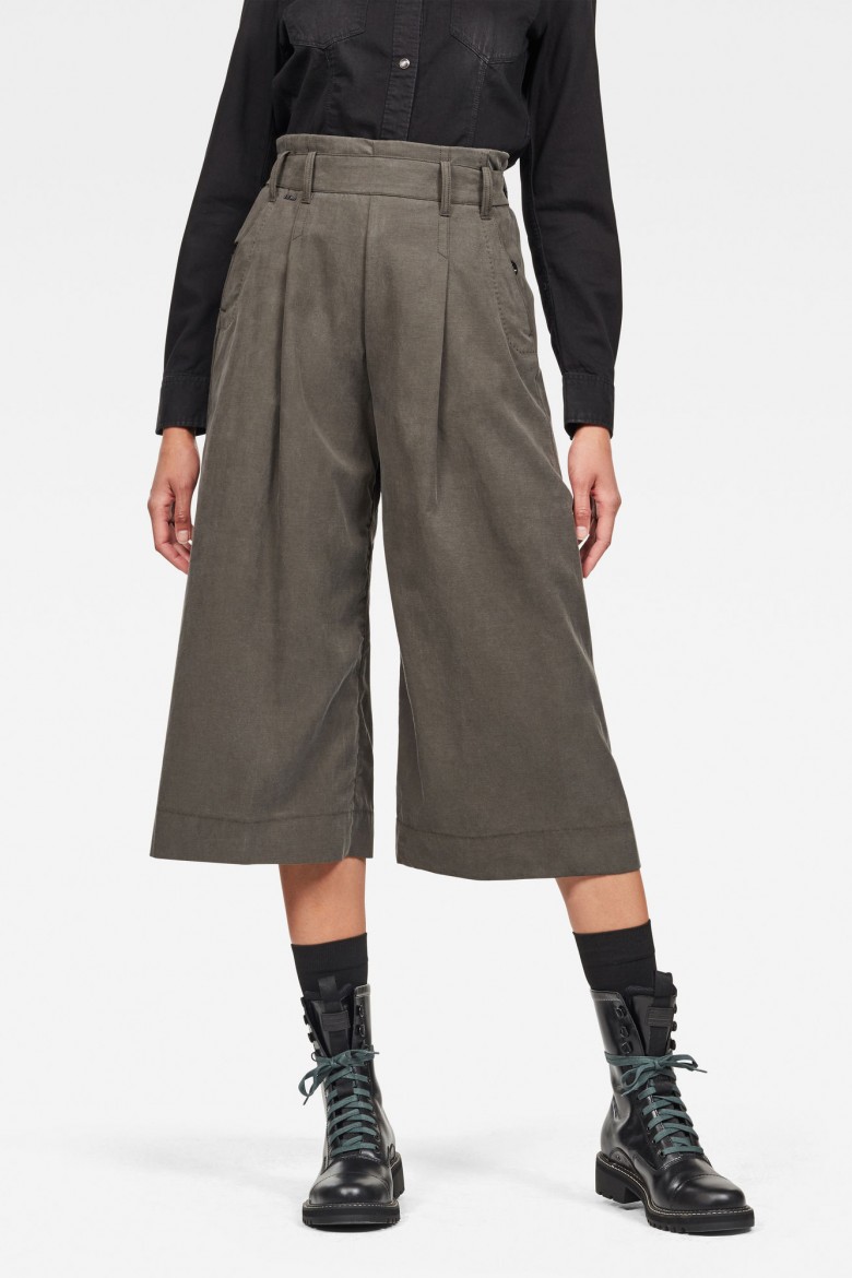 G-STAR Pants - Ramin culotte wmn gray-olive