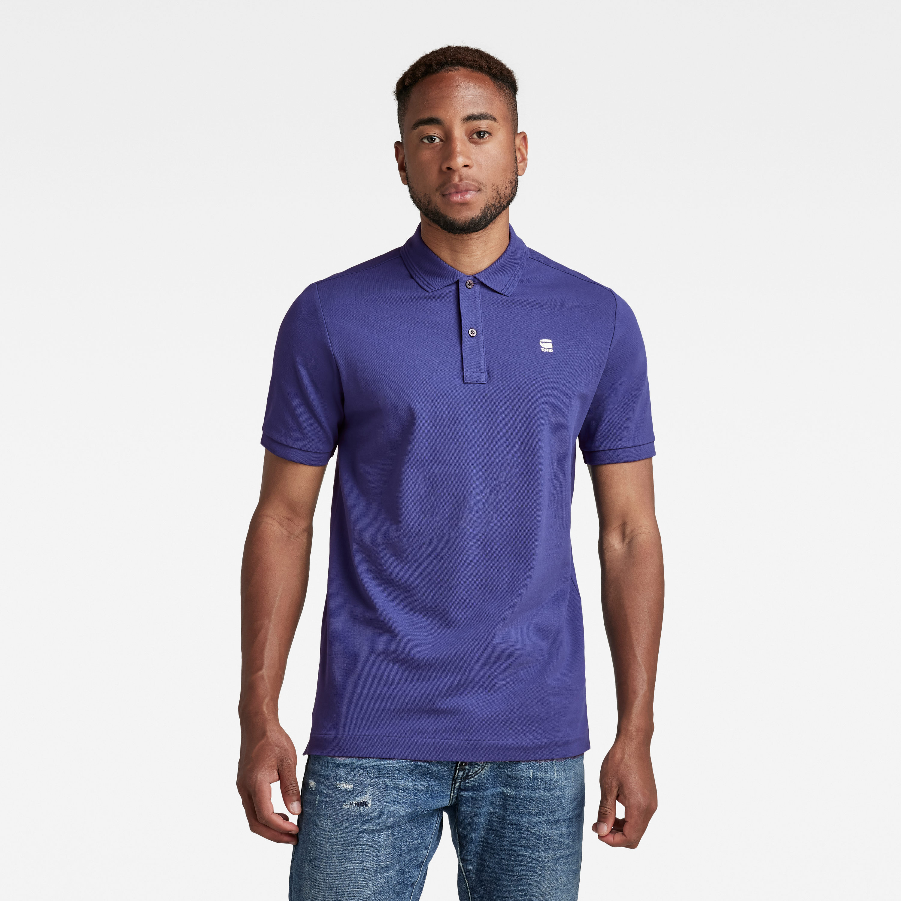 G-STAR Polo T-shirt - Dunda slim polo s\s blue