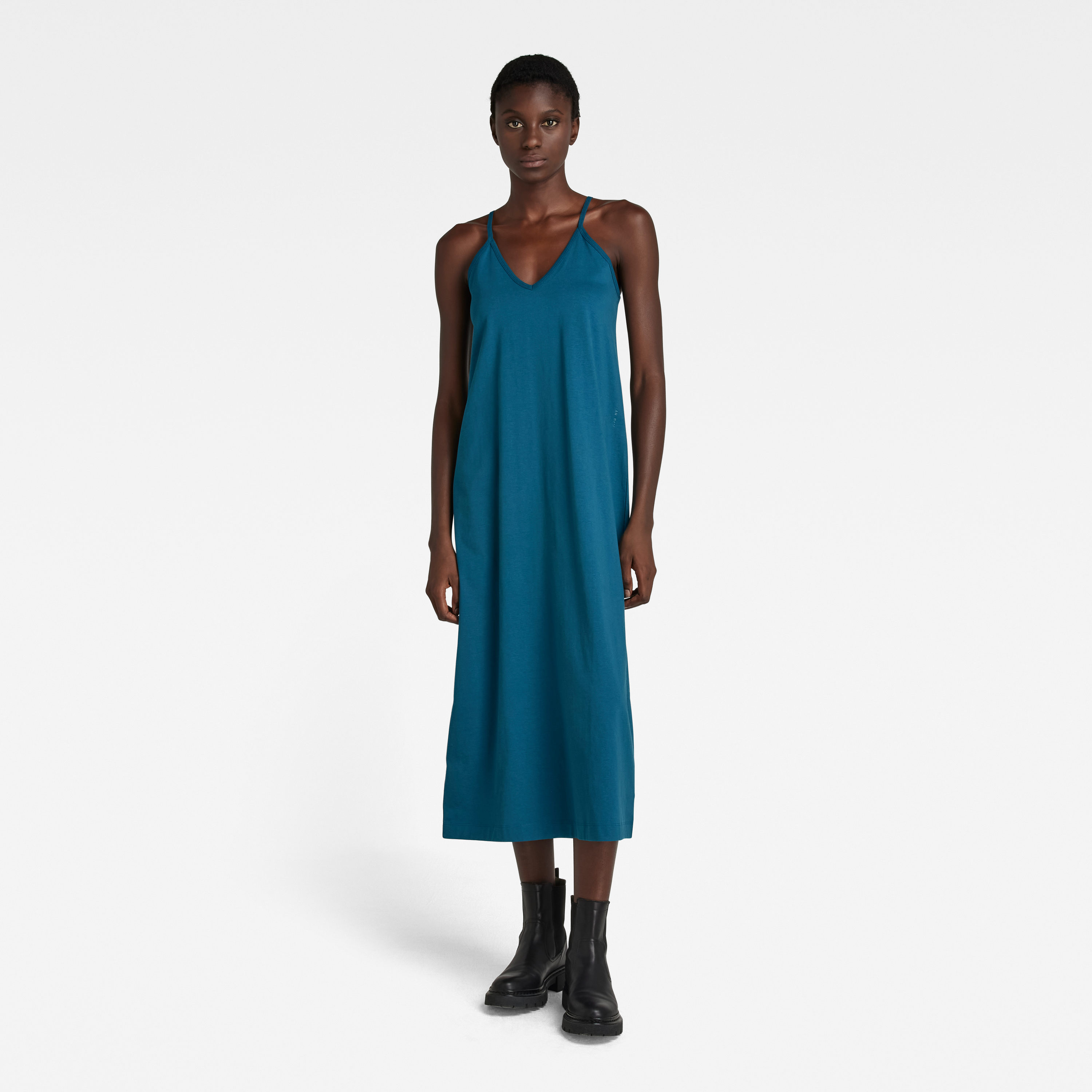 G-STAR Dress - Slip dress loose blue