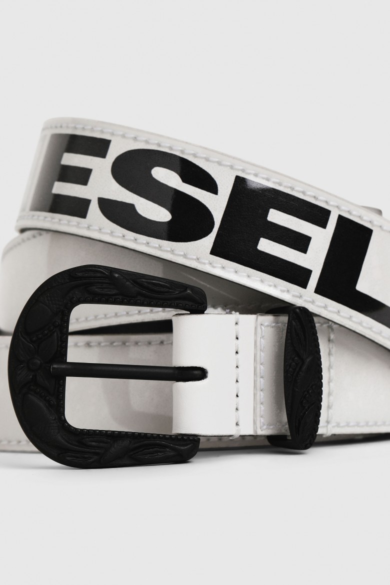 9011 DIESEL S.P.A.,BREGANZE Belt - DIESEL BSTICF white