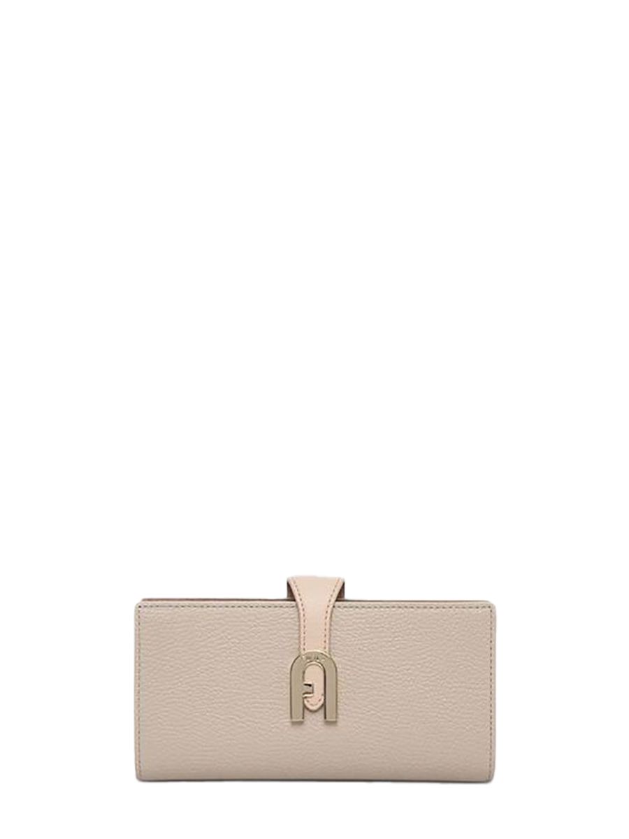 Wallet - FURLA SOFIA GRAINY CONTINENTAL WALLET beige