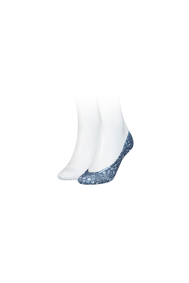 Tommy Hilfiger Socks - TH WOMEN FOOTIE 2P DITSY FLORAL two-tone