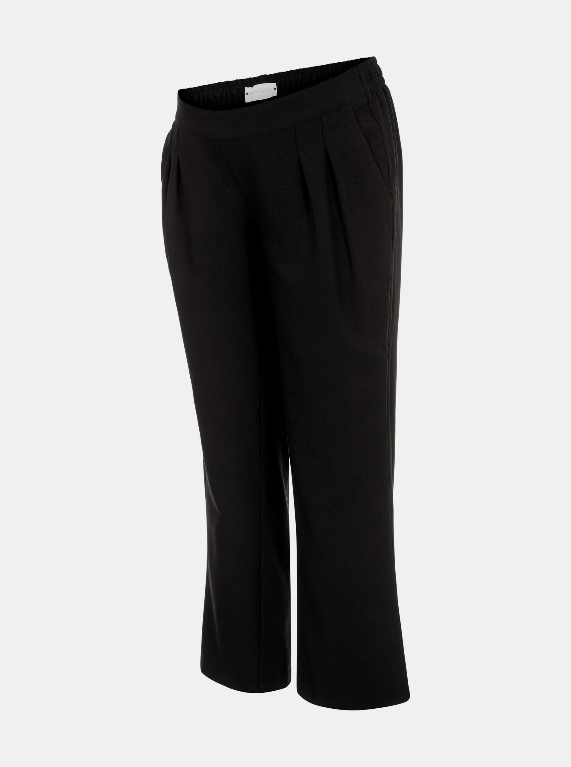 Pantaloni chino pentru femei Mama.licious - negru