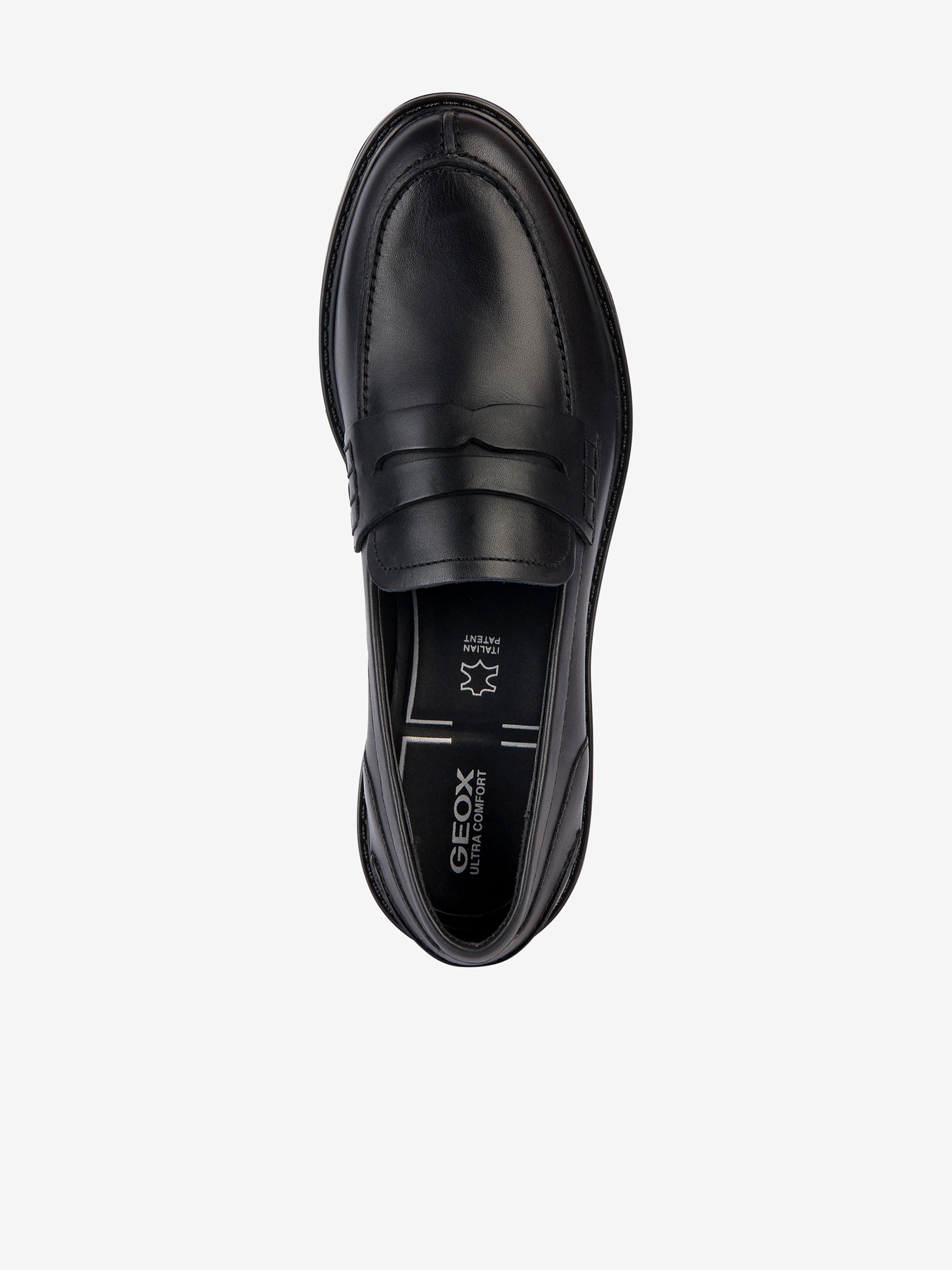 Balerini, mocasini pentru femei Geox - negru